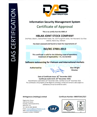 ISO/IEC27001:2013認証